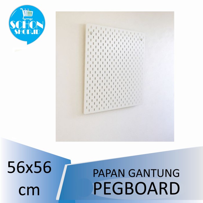 

Papan Dengan Gantungan PegBoard Motif Kayu/Putih-Rak Dinding 76x56cm - Putih 36x56
