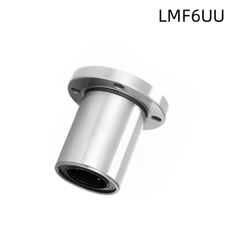 Lmf6 /8 /10 /12 /16UU Flange Bulat Linear Ball Bearing Baja Alloy