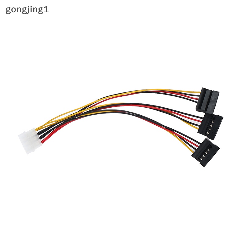 Konektor Kabel Extension GGG 4Pin IDE Molex To 3ata SATA Power Splitter ID