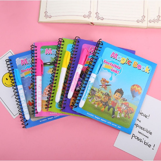 

Magic Water Book / Book Water / Buku Mewarnai Ajaib / Magic Water Pen - missbejogrosir