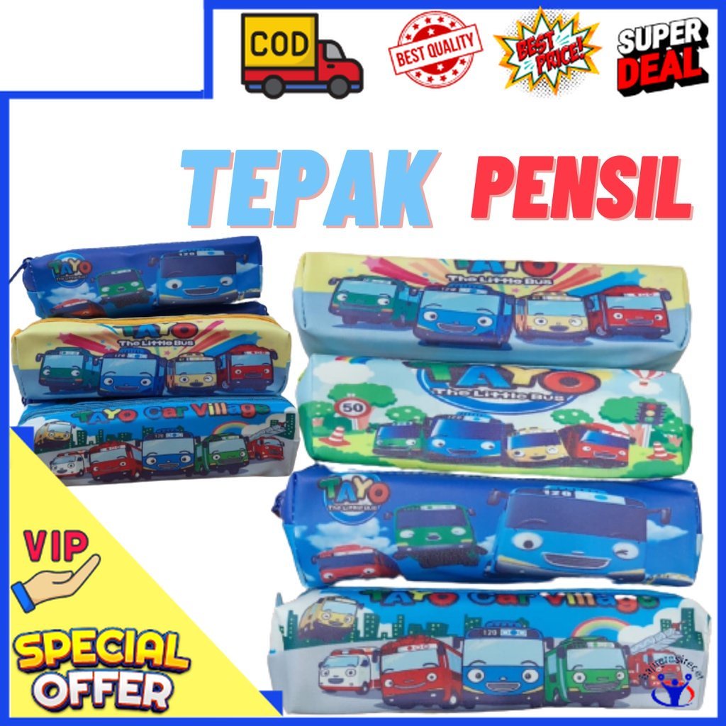 

Kotak Pensil Anak Lucu Karakter Tayo Serbaguna Tempat Bolpoin Bolpen Bulpen Karakter Anti Air