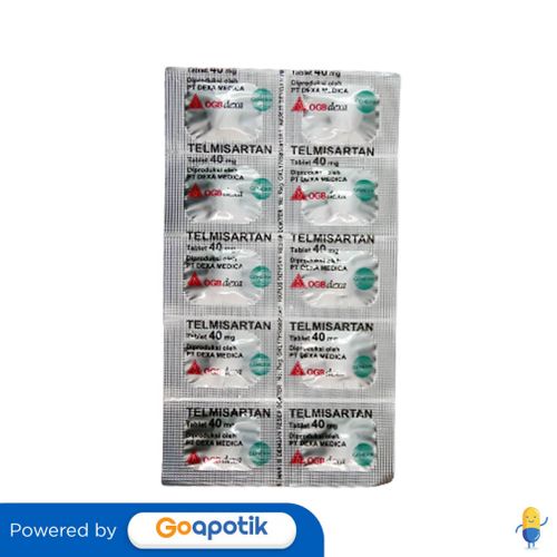 Telmisartan Ogb Dexa Medica 40 Mg Strip 10 Tablet