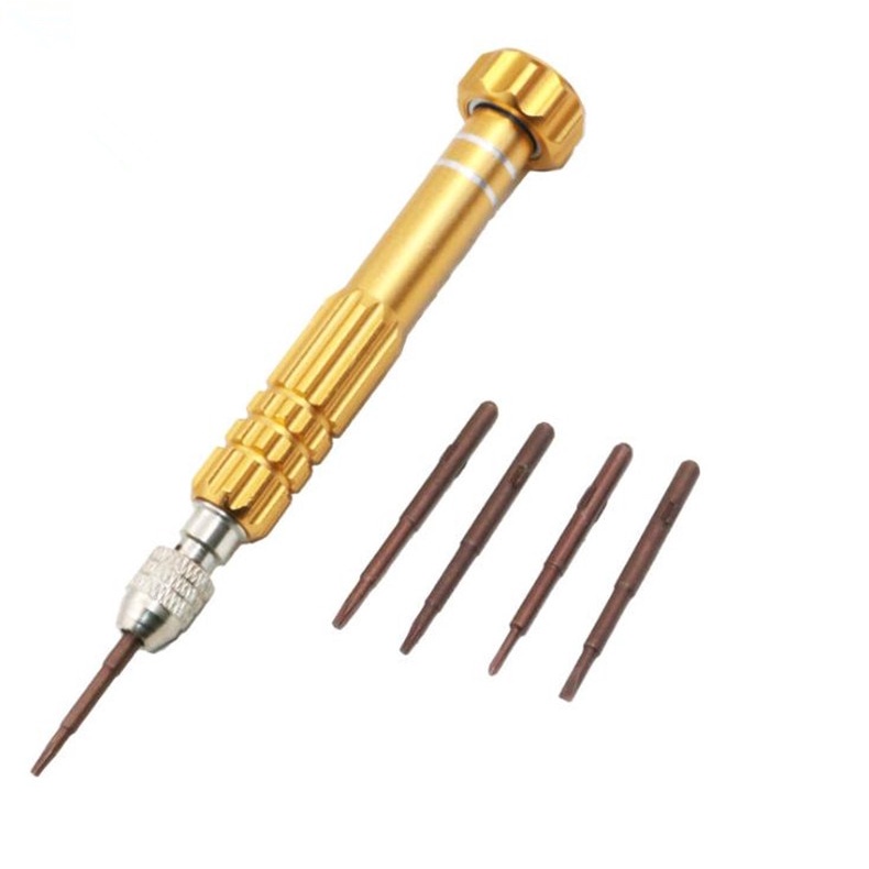 PEGASI Obeng Set 5 in 1 Reparasi Smartphone Maintenance Tools - T-JC501 - Multi-Color