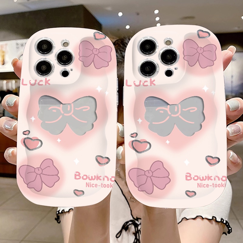 IPHONE Butterfly Casing Ponsel Transparan Kompatibel Untuk Iphone14 13 12 11 Pro Max7 +8 Plus Casing XS X XR Silikon Shockproof Cover Cell Precticer