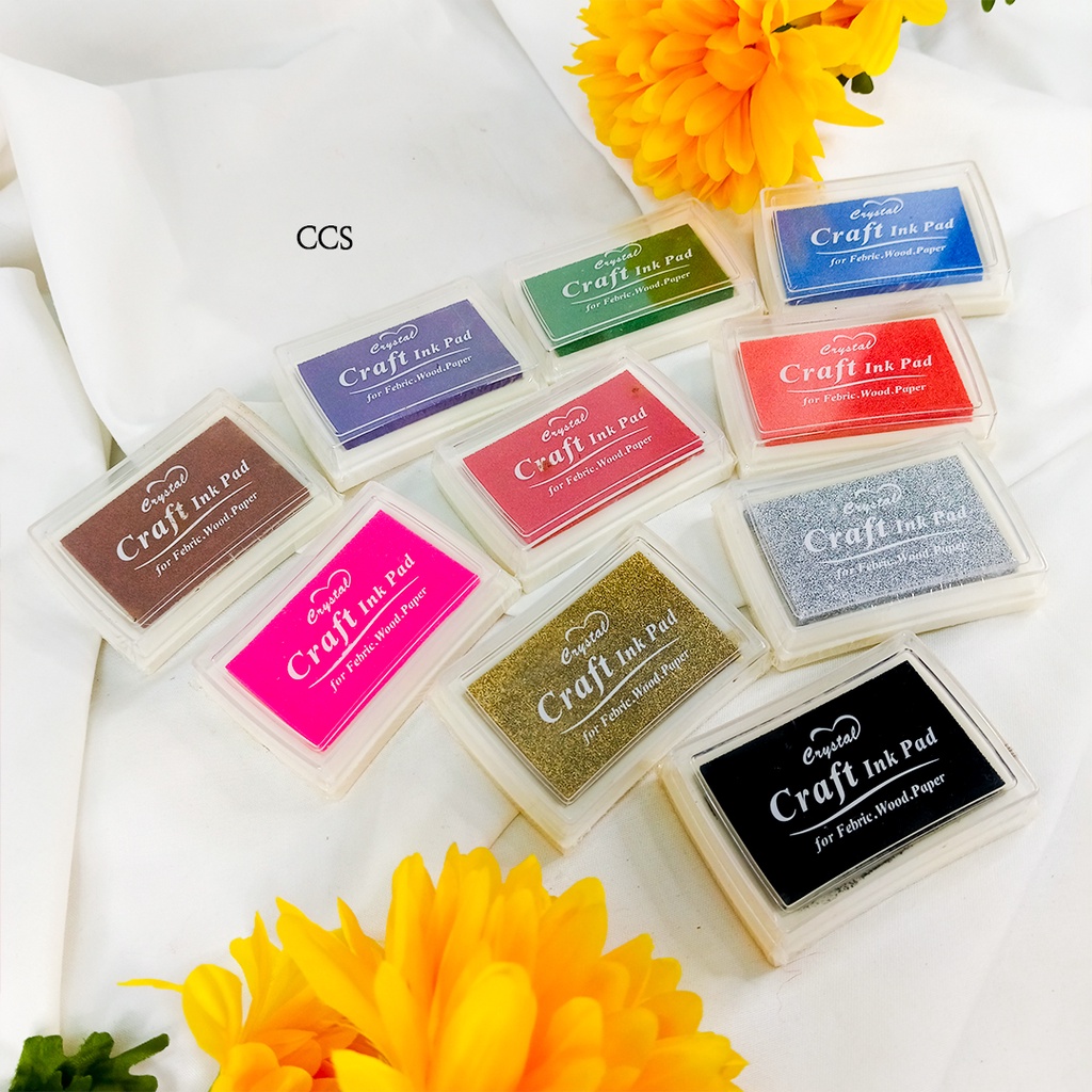 

Bantalan Tinta Stempel Warna Warni Craft Ink Pad Diy Stamp Ink Ccs