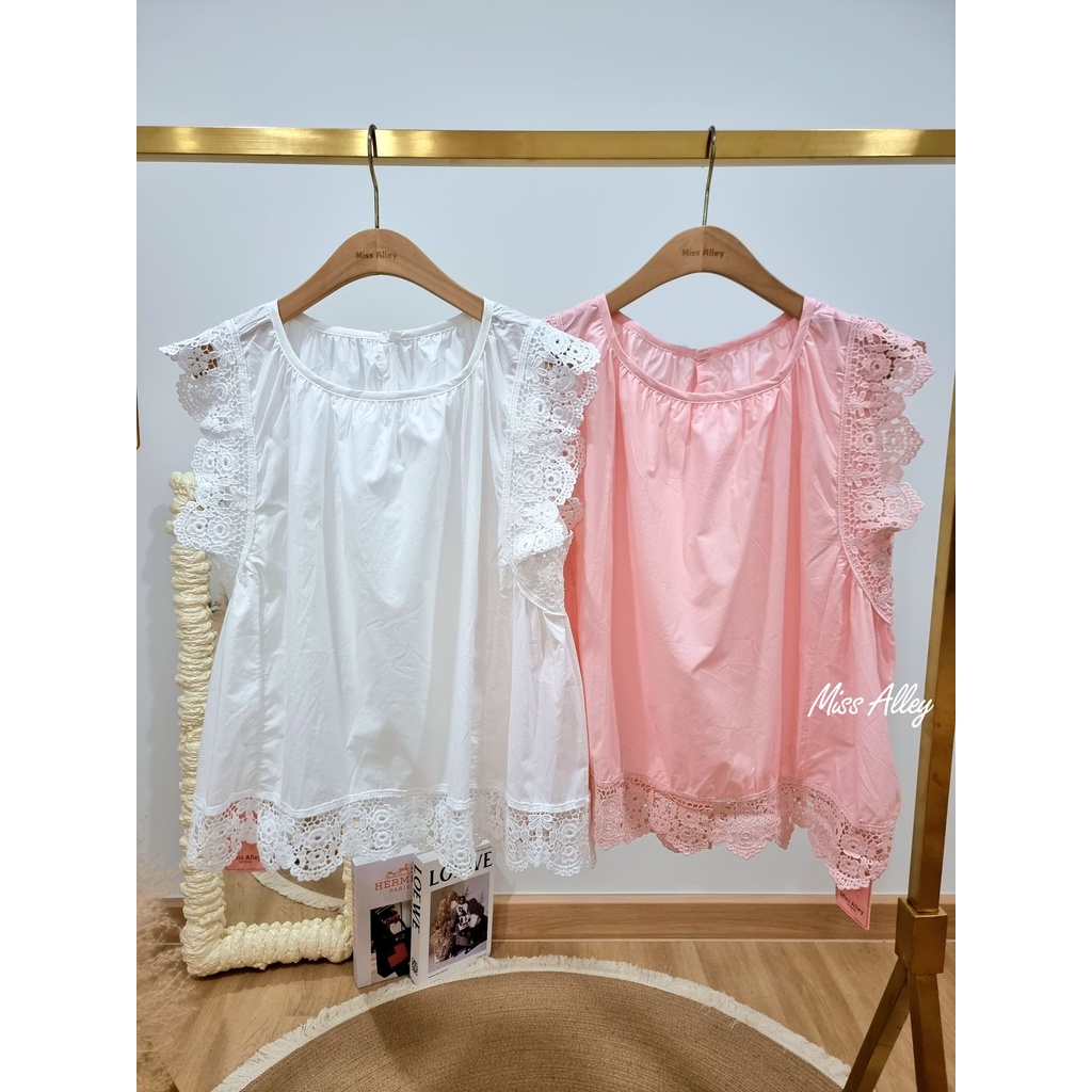 KOREAN LACE TOP MERK MISS ALLEY IMPORT BANGKOK