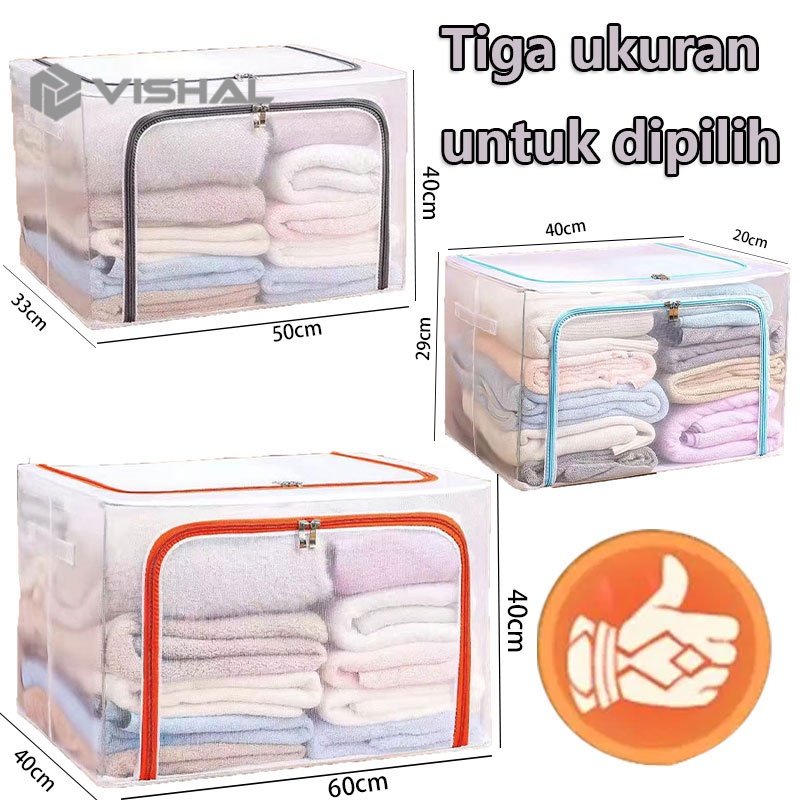 VISHAL Storage Box Kotak Penyimpanan Serbaguna / Organizer Kotak Mainan Perlengkapan Rumah VS-140