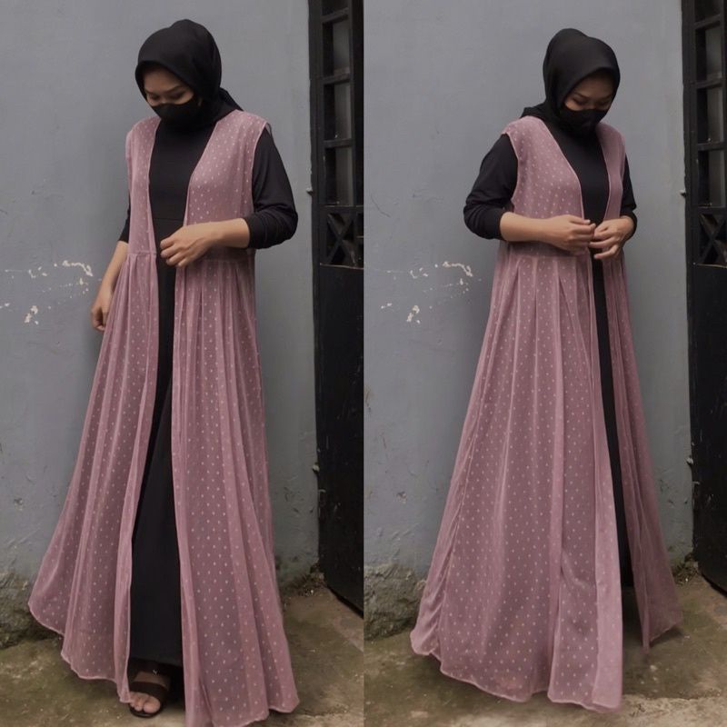 LONG OUTER TILE DOT | OUTER LACE | CARDIGAN | OUTER TILE