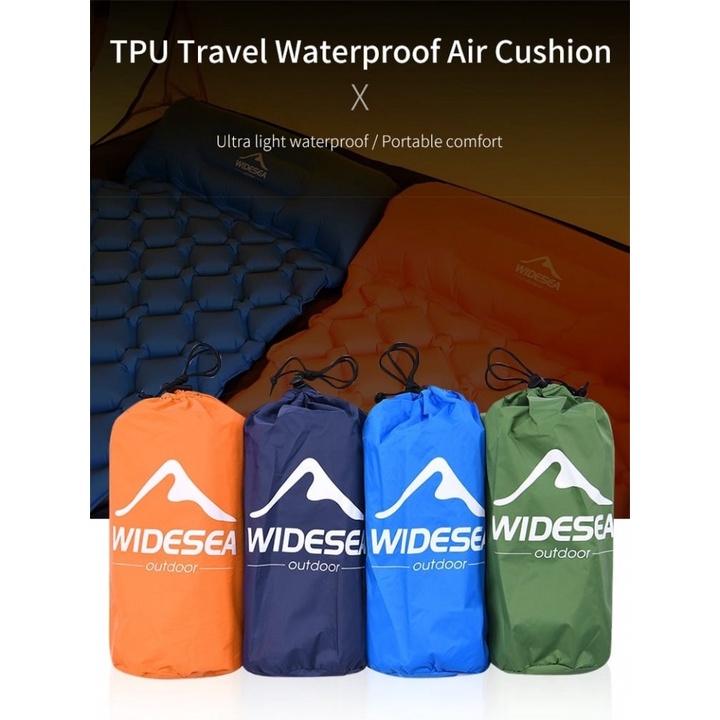 23 WIDESEA WSCM-001 - Inflatable Sleeping Pad - Kasur Angin Tahan Air