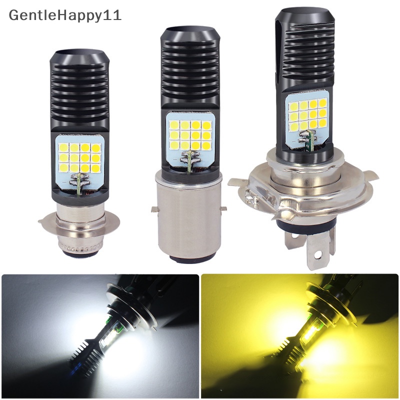 Gentlehappy 1Pc Lampu LED Moto H4 BA20D PX15D 303024smd LED Moto Bohlam Lampu Depan Motor 6500K id