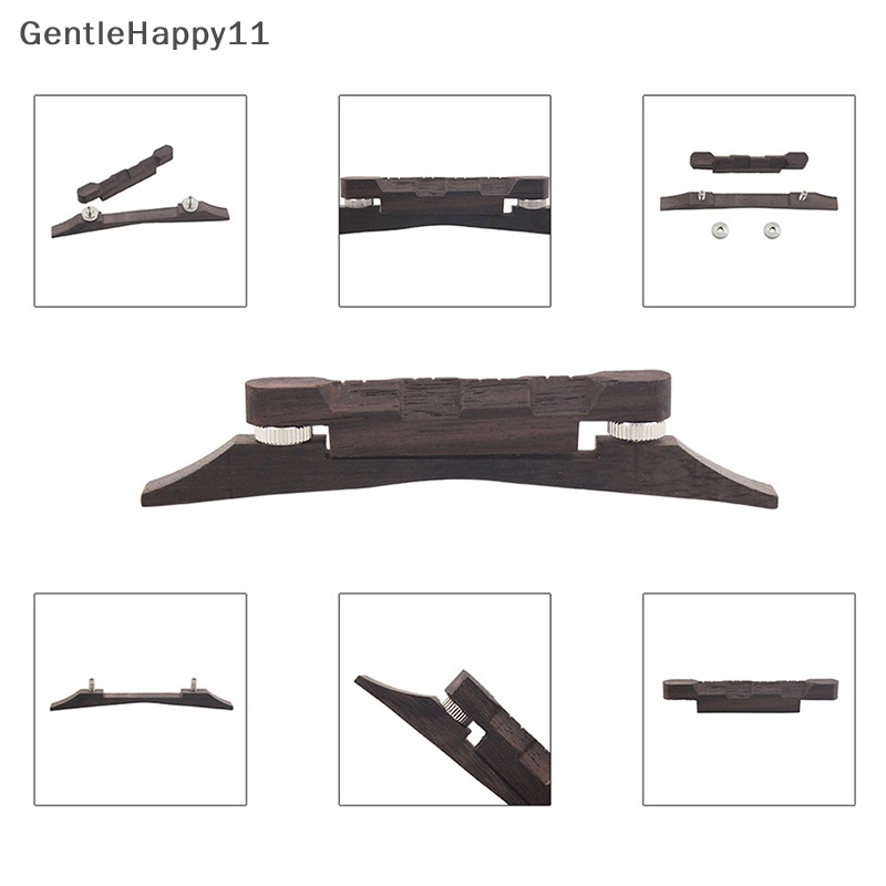 Gentlehappy Jembatan Gitar Mawar Awet Mandolin Bridge Untuk Gitar Bass Adjustable id