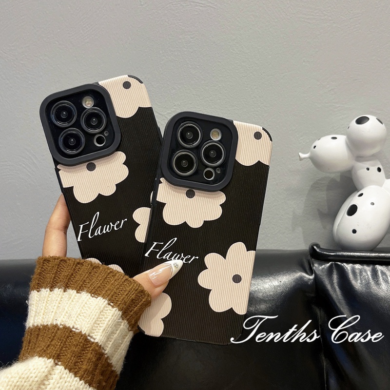 Kompatibel Untuk Iphone14 13 12 11 Pro Max X XR Xs Max7 8 Plus SE 2020bunga INS Gaya Ponsel Case Soft Back Cover