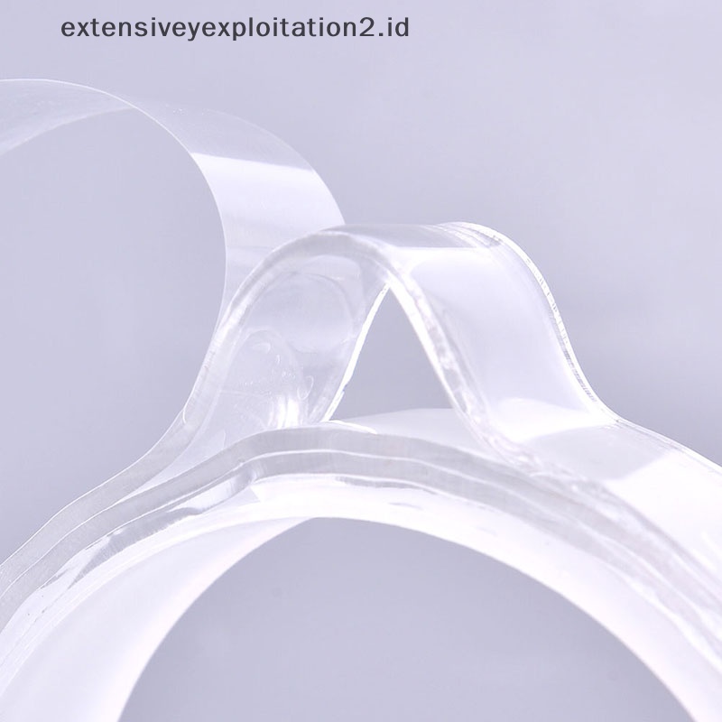 {NEW} Nano Tape Transparan Bisa Dicuci Perekat Dua Sisi Tempel Jejak Lem Lepas Pasang.