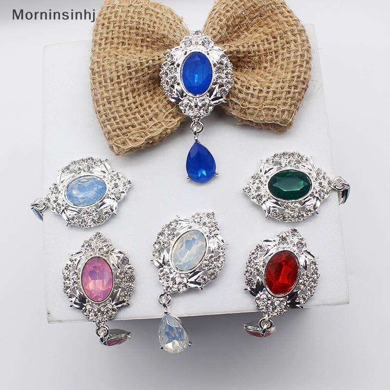 Mornin 24*50mm alloy shiny rhinestone Bros Perhiasan Aksesori DIY greeg card Gelas Anggur Kotak Hadiah Kostum Dekorasi id