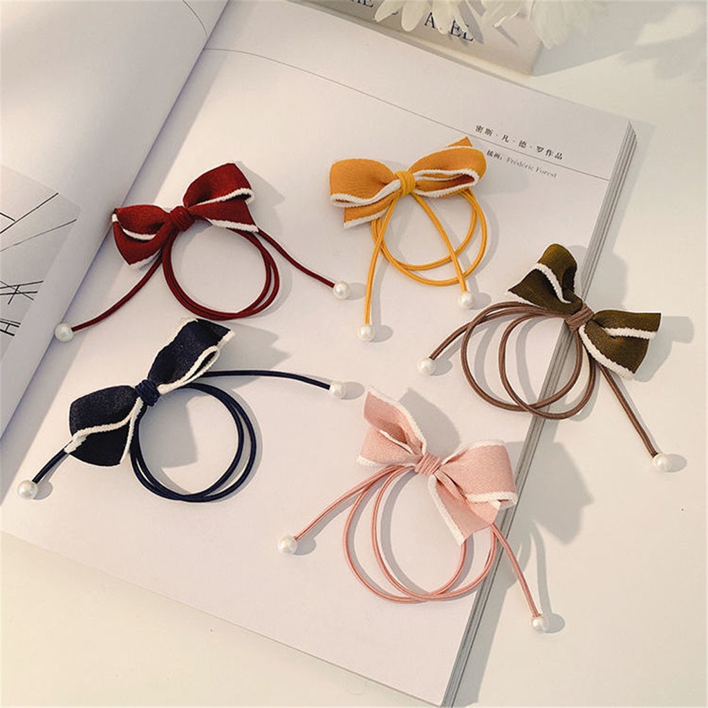 MurmerOfficial Ikat Rambut Pita Fashion Korea / Ikat Rambut Fashion Wanita / Ribbon Hair Tie / Kuncir Rambut A084