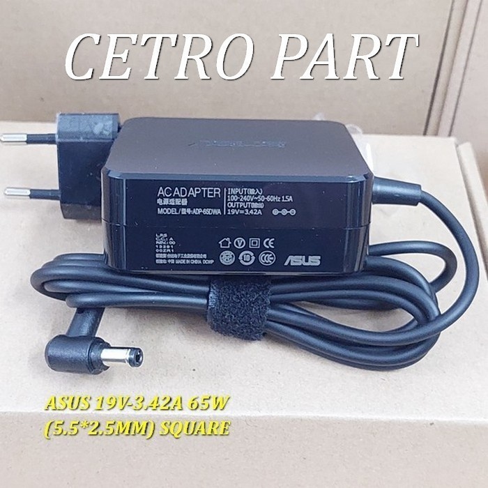 Adaptor Charger ASUS X45 X45U X45C X45A Series 19V-3.42A 65W Kotak