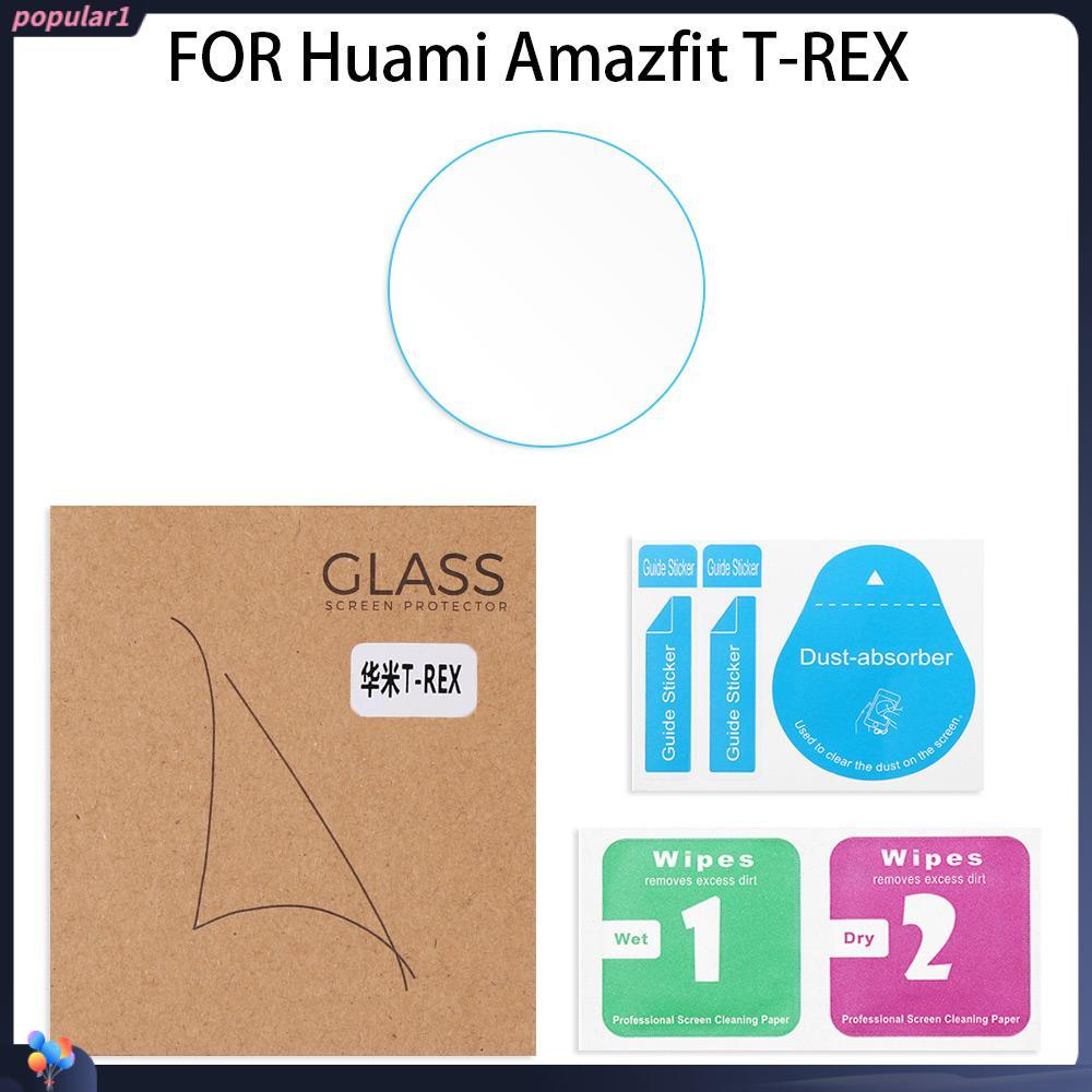 POPULAR Populer Film Pelindung Aksesoris Pengganti Anti Ledak Tahan Benturan Tempered Glass Untuk Xiaomi Huami Amazfit T-Rex