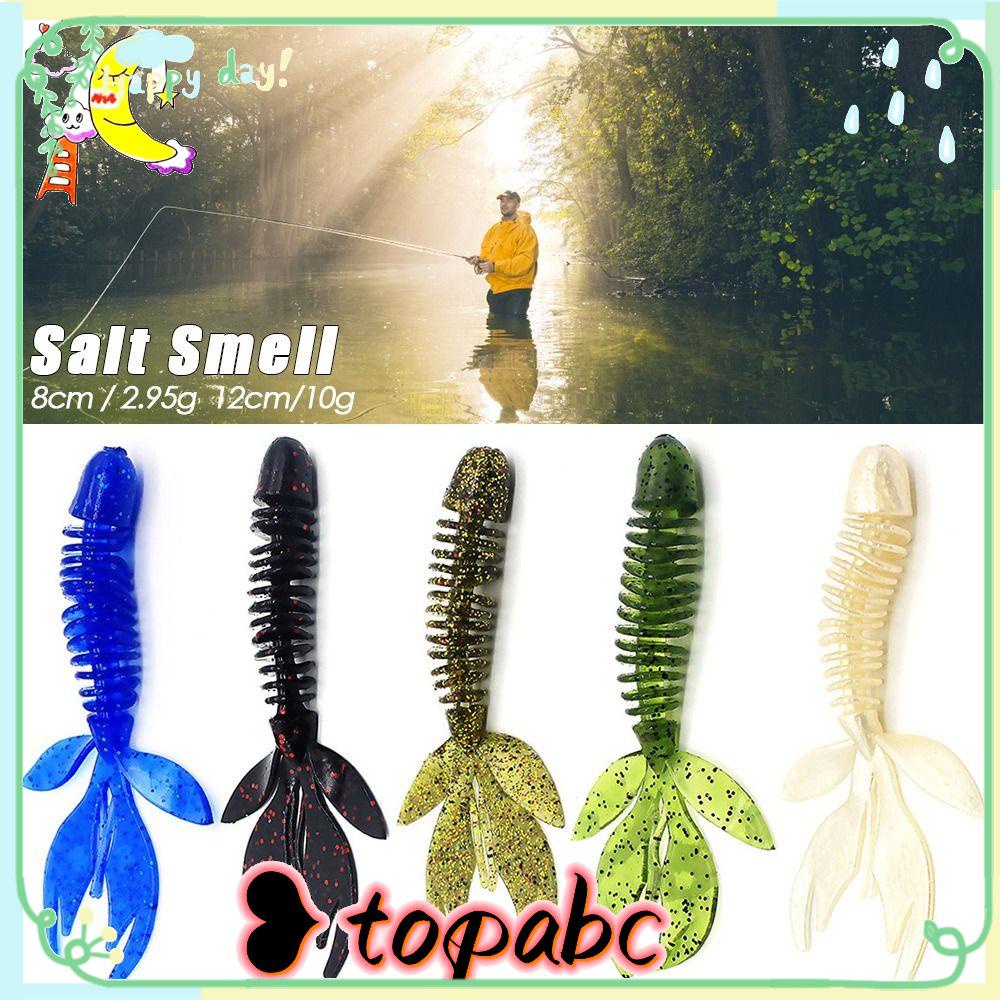 TOP 10pcs/set Umpan Pancing Tahan Lama Buatan Garam Bau Ikan Kecil