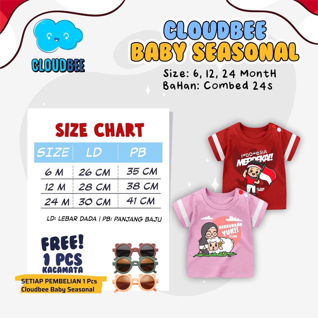 Kaos Baby Seasonal Cloudbee