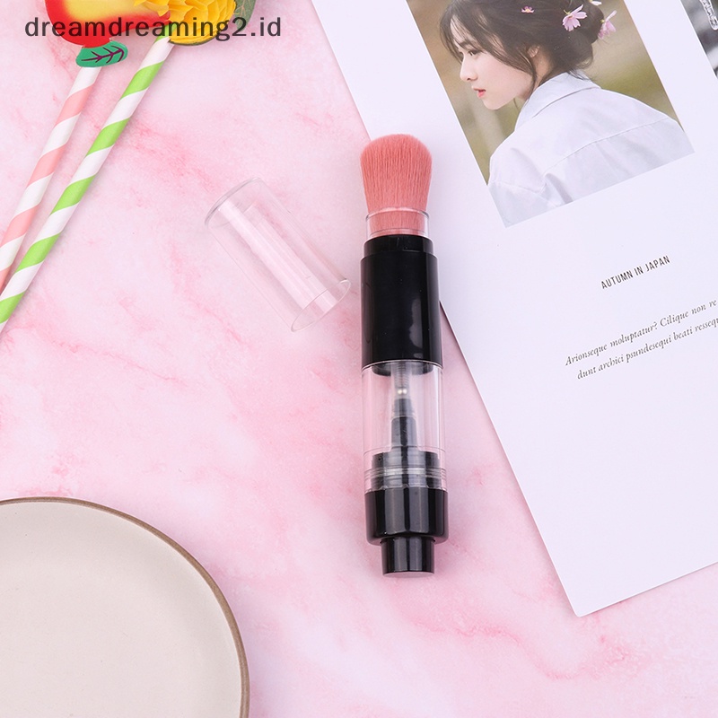 (drea) Kuas Bedak Isi Ulang Makeup Brush Makeup Bubuk Kosmetik Serat Artificial //