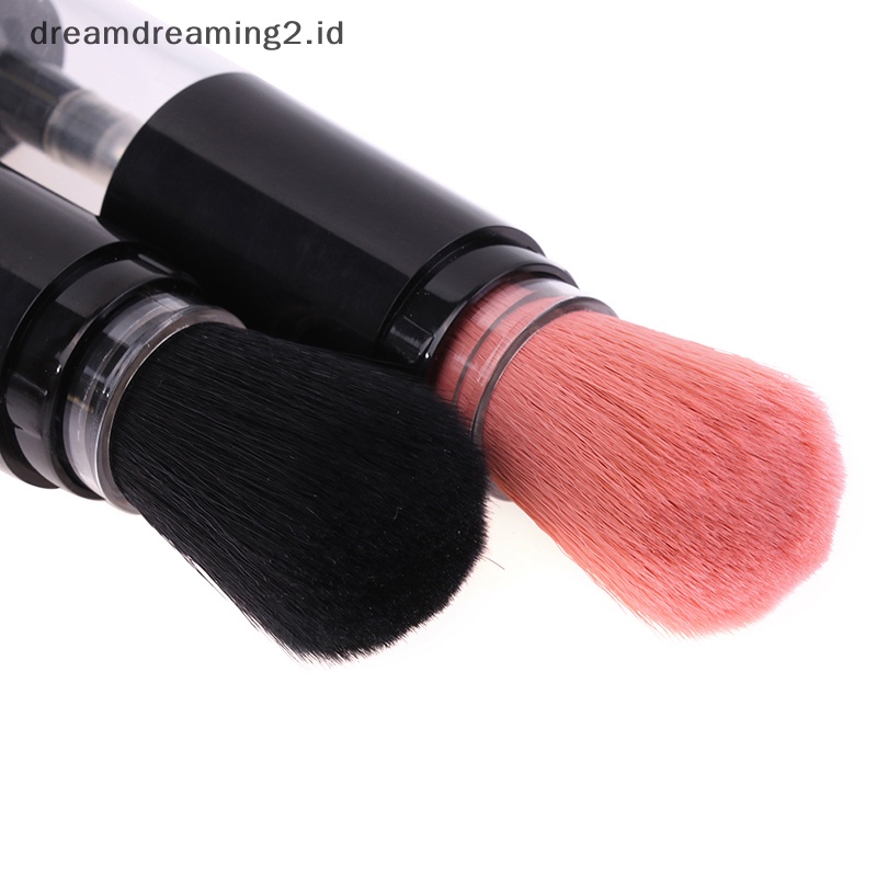 (drea) Kuas Bedak Isi Ulang Makeup Brush Makeup Bubuk Kosmetik Serat Artificial //