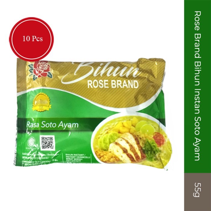 

Rose Brand Bihun Instan Soto 10pcs