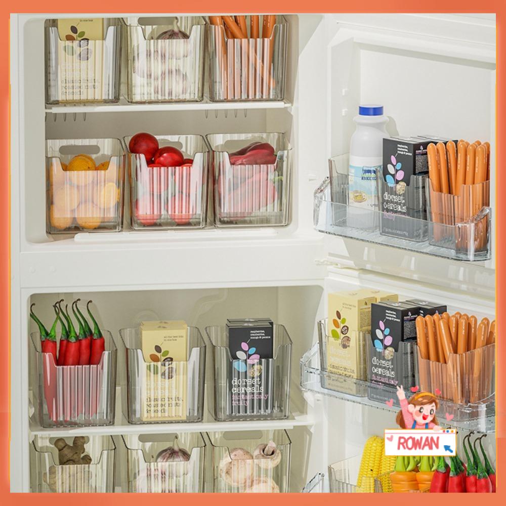 R-FLOWER Kulkas Organizer Alat Minuman Susu Tempat Rak Penyimpanan Makanan Bumbu Box