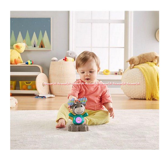 Fisher Price Musical Moose Counting Cause Effect Mainan Bayi
