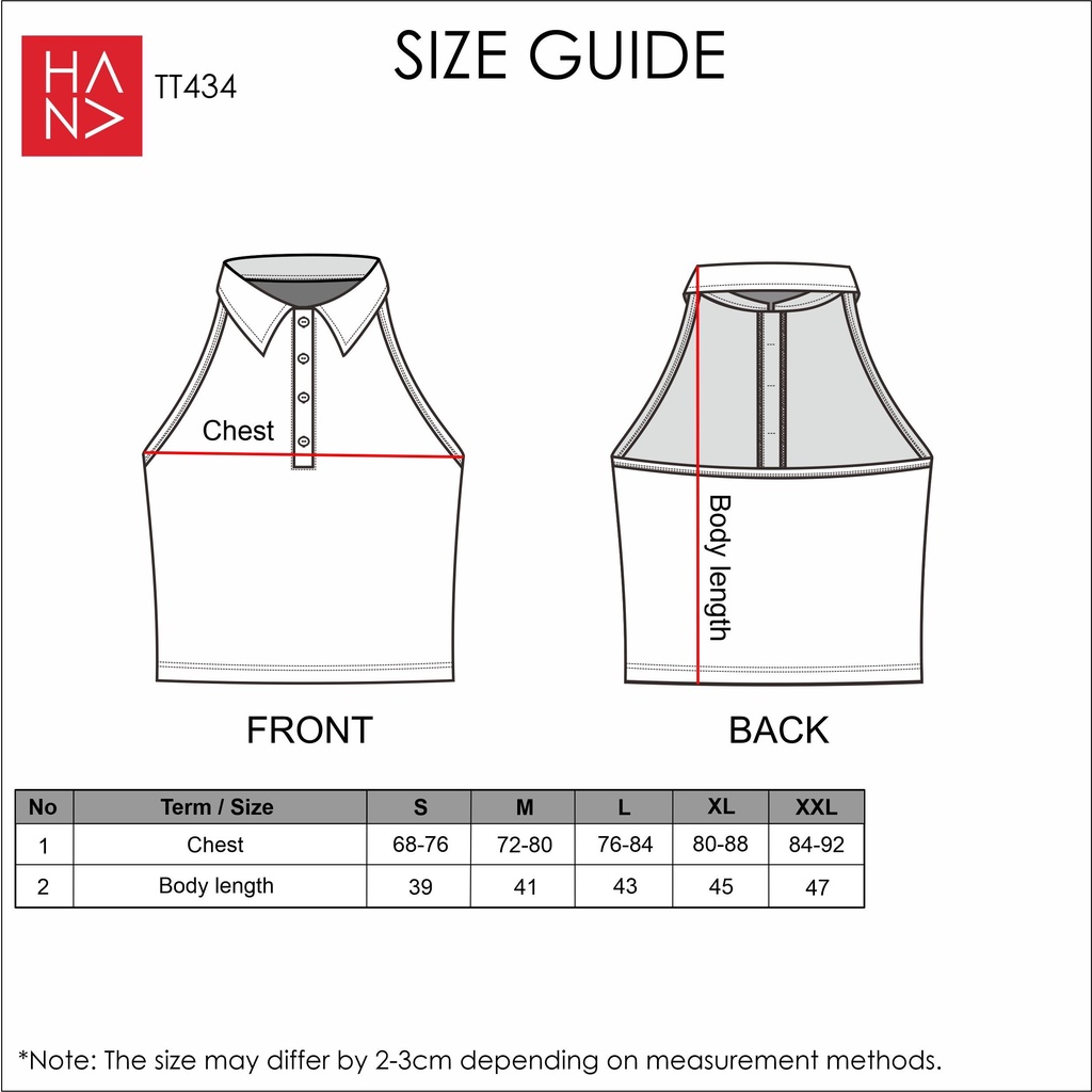 Hana Fashion JKT - Melody Rib Tank Top Wanita - TT434