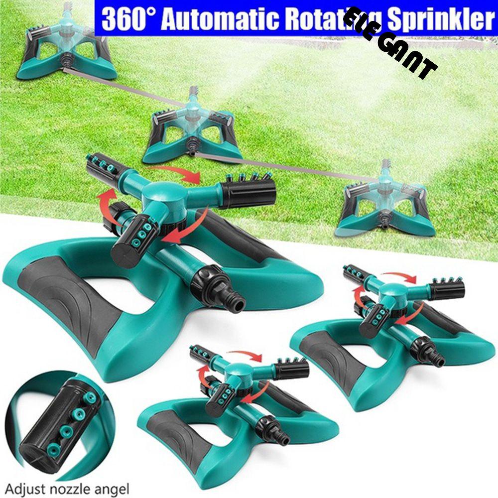 【 ELEGANT 】 Sprinkler Sprayer Kebun Pertanian360° Rotating Butterfly Base 3lengan Nozzle