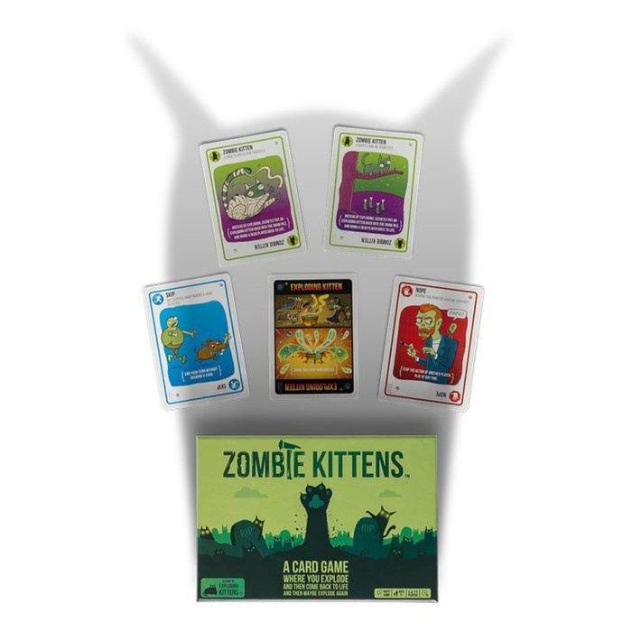 Zombie Kittens by Exploding Kittens Board Game Card Games Boardgames