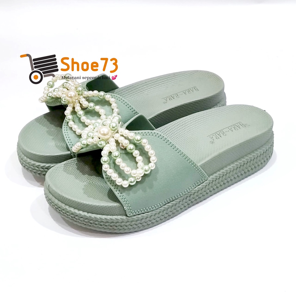 BARA BARA JSL 895 MP6W SIZE 36-40 ORIGINAL l Sandal Selop pita jelly wanita l Sendal kokop cewek impor