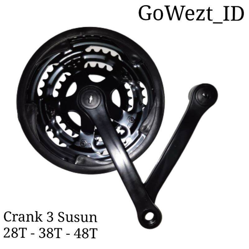 Crank Tengah Sepeda Gunung 3 Speed