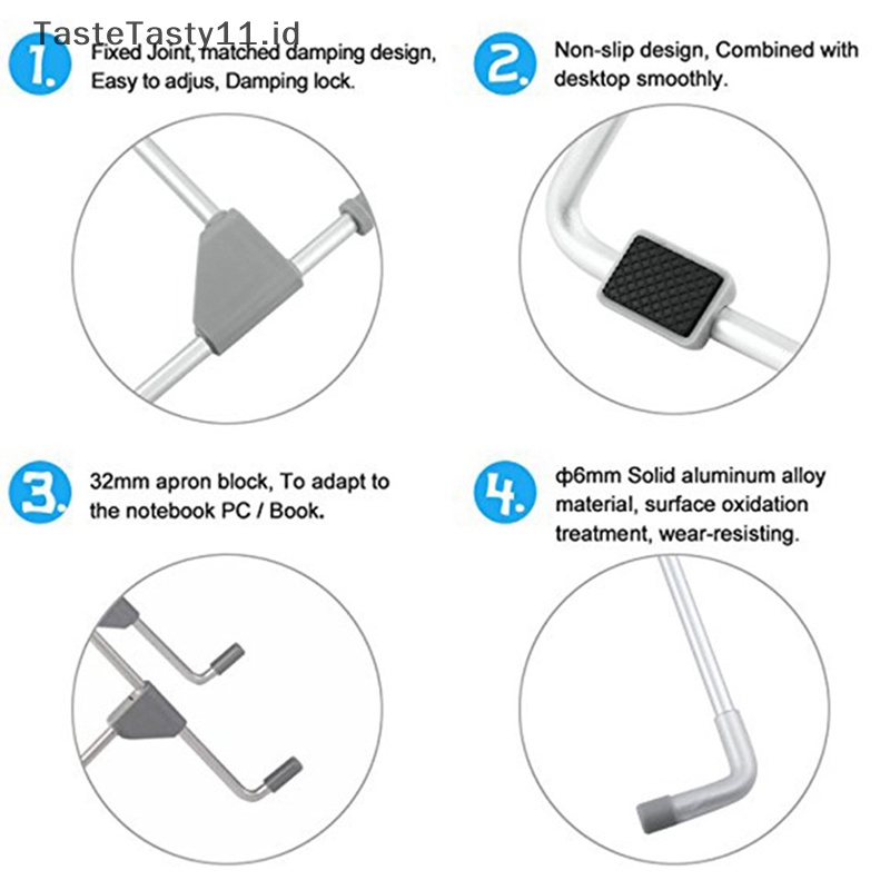 -motifaste Kiitasty alfinaptop alfintand alfinolding galihiewing kampasngle/ eight parkitdjustable untuk tablet ipad 10-17 inch galihotebook pc holder .