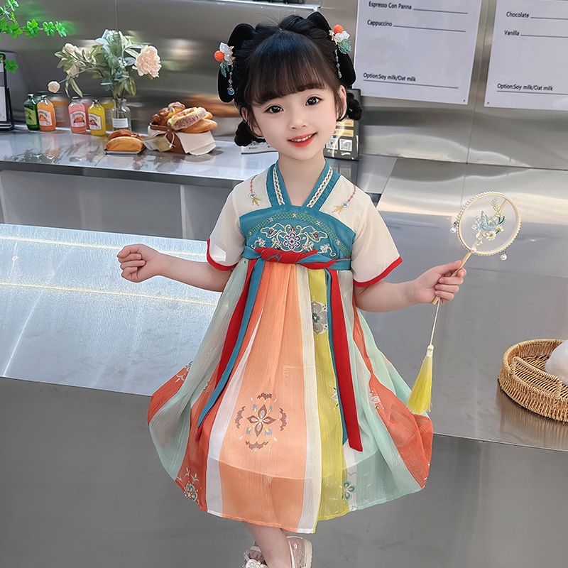 BAJU ANAK PUTRI KERAJAAN CHINA BAJU KUNO ANAK