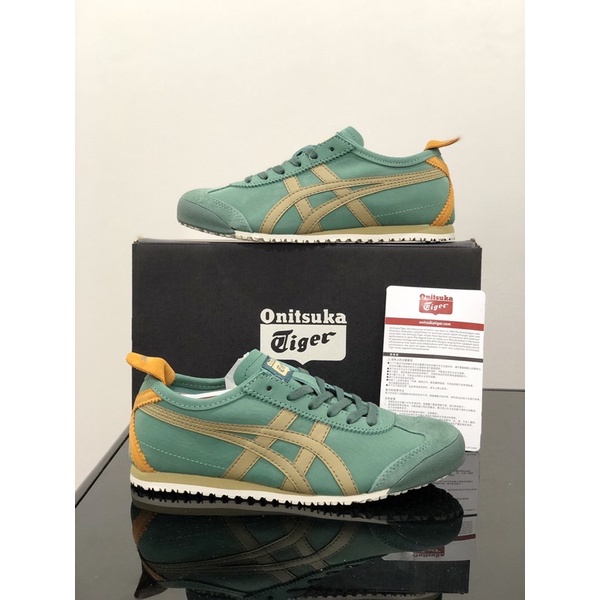 Sepatu Onitsuka Tiger Mexico 66 Hiking Green Safari Free Paperbag