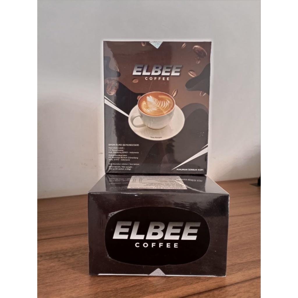 ELBEE COFFEE 1 BOX ISI 18 SACHET ORIGINAL BBC