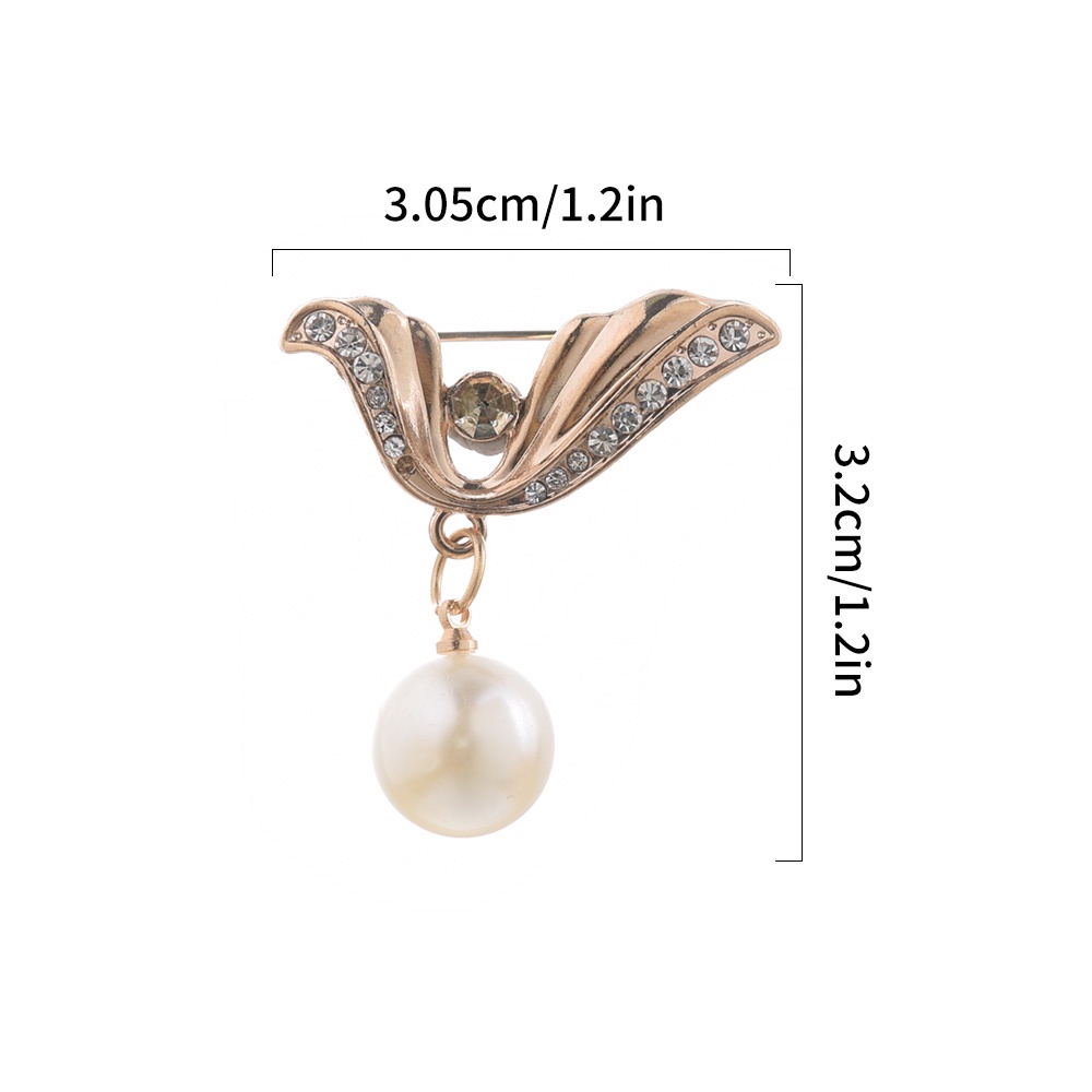 Hadiah Harian Berlian Imitasi Mutiara Imitasi Elegan Klasik Sayap Malaikat Bros Pin Pesta Pria Paduan Perhiasan Wanita Pin Aksesoris Pakaian Ransel Bros Pin