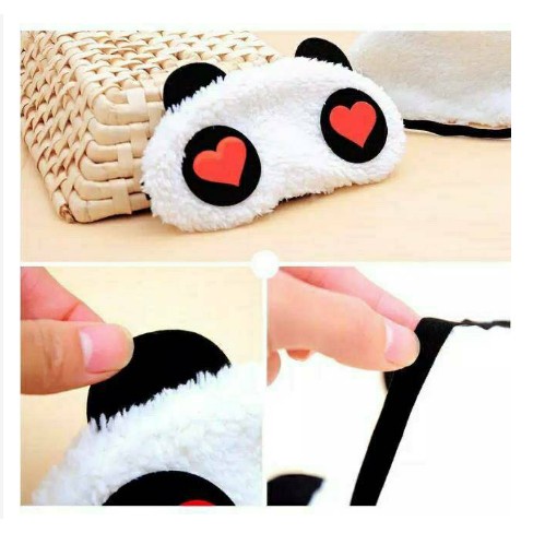 Penutup Mata Panda / Sleeping Eye Panda Lucu / Eye Cover Cute Panda