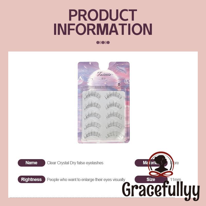 [COD]FAICCIA 5 Pasang Bulu Mata Palsu Natural Little Devil False Eyelashes Bulu Mata Korea Premium Set Bulu Mata Palsu-GY