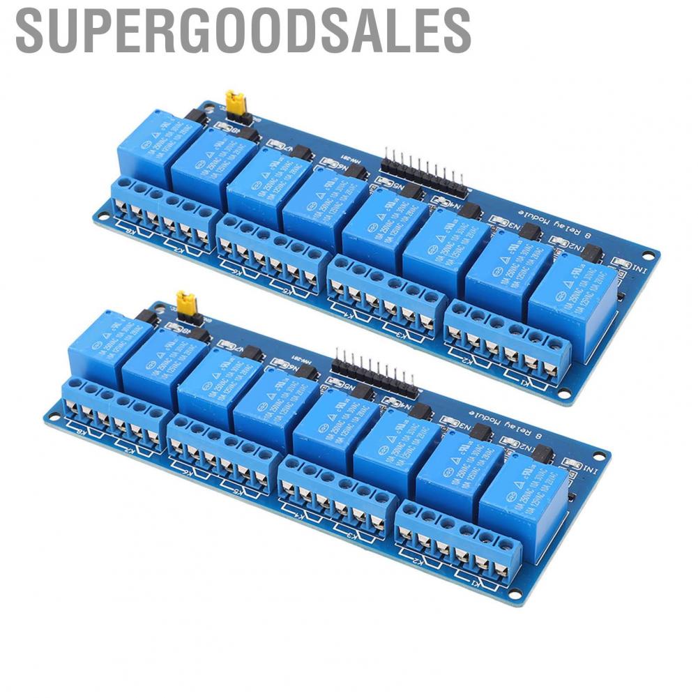 Supergoodsales Relays Board  Wide Application 8 Channel Relay Module Optocoupler Isolation for PIC AVR 51