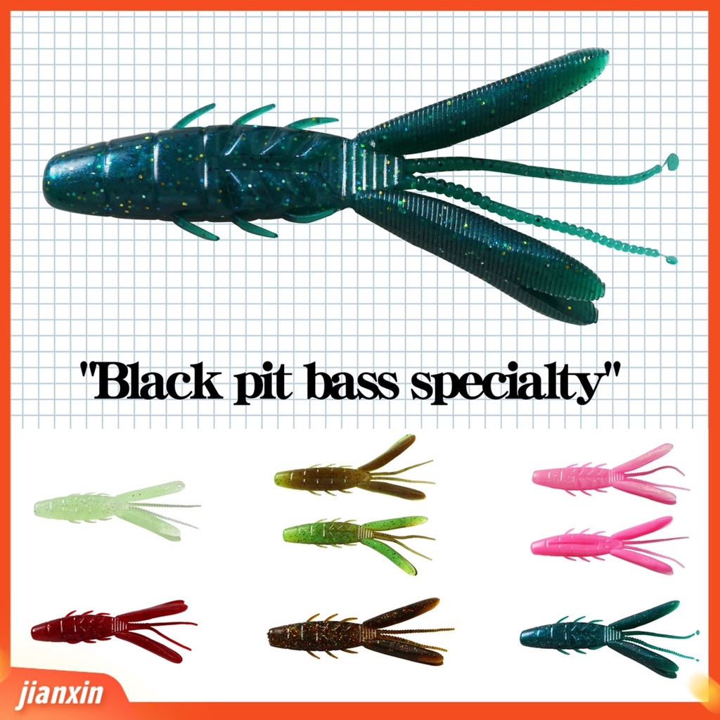 (In Stock) 6Pcs 90mm Umpan Pancing Nyaman Kinerja Tinggi Realistis Ringan Berguna Umpan Buatan Untuk Angling