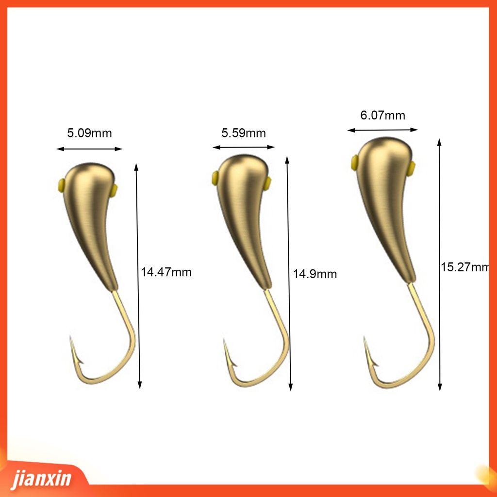 (In Stock) 10Pcs Kail Pancing Kekuatan Tinggi Tahan Karat Tahan Korosi Kompak Kuat Menembus Dapat Digunakan Kembali Portabel Kait Engkol Tajam Peralatan Memancing Perlengkapan Memancing