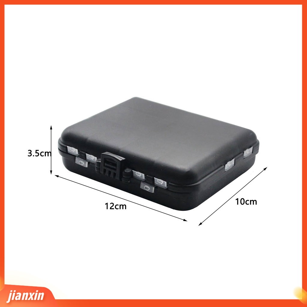 (In Stock) Kotak Umpan Pancing Dengan Lanyard Dapat Dilepas 11kompartemen Umpan Kait Aksesoris Organizer Case Perlengkapan Memancing