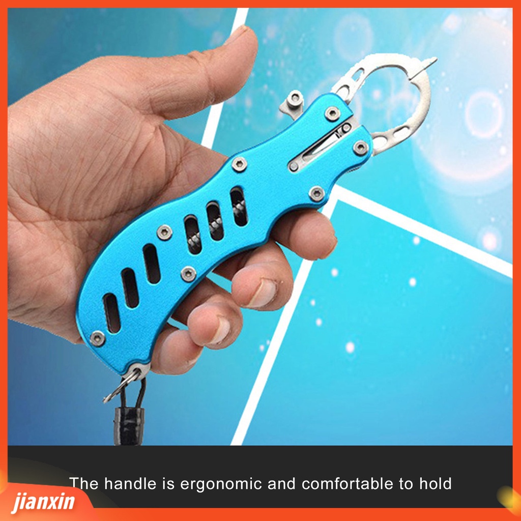 (In Stock) Stainless Steel Fishing Grip Plier Fish Lip Gripper Alat Penjepit Tackle Aksesori