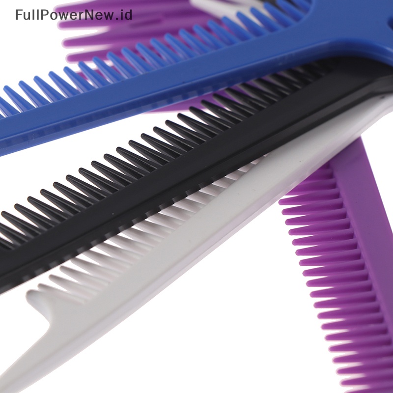 Power Fishbone Art Highlighg Comb Sisir Sikat Pewarna Rambut Gigi Runcing Tiga Sisi ID