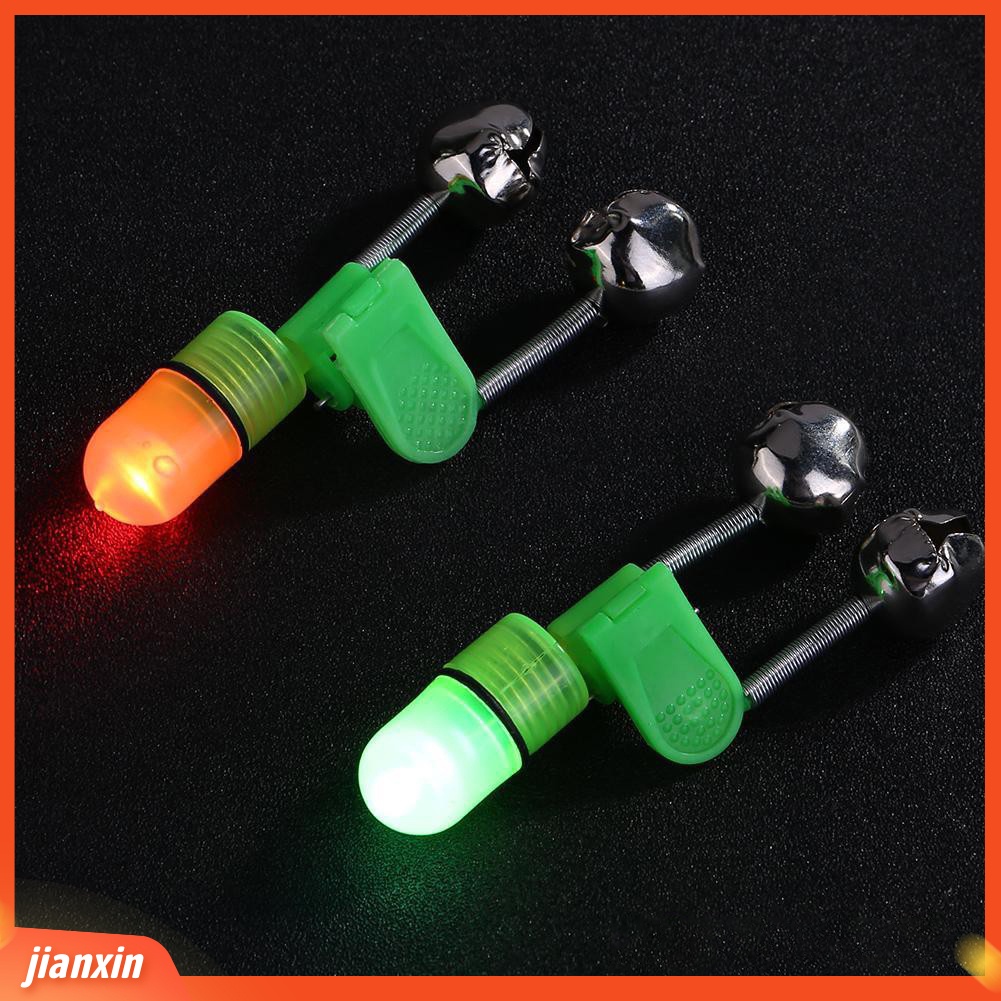(In Stock) LED Light Night Fishing Lamp Luminous Stick Bell Ring Bite Alarm Aksesoris