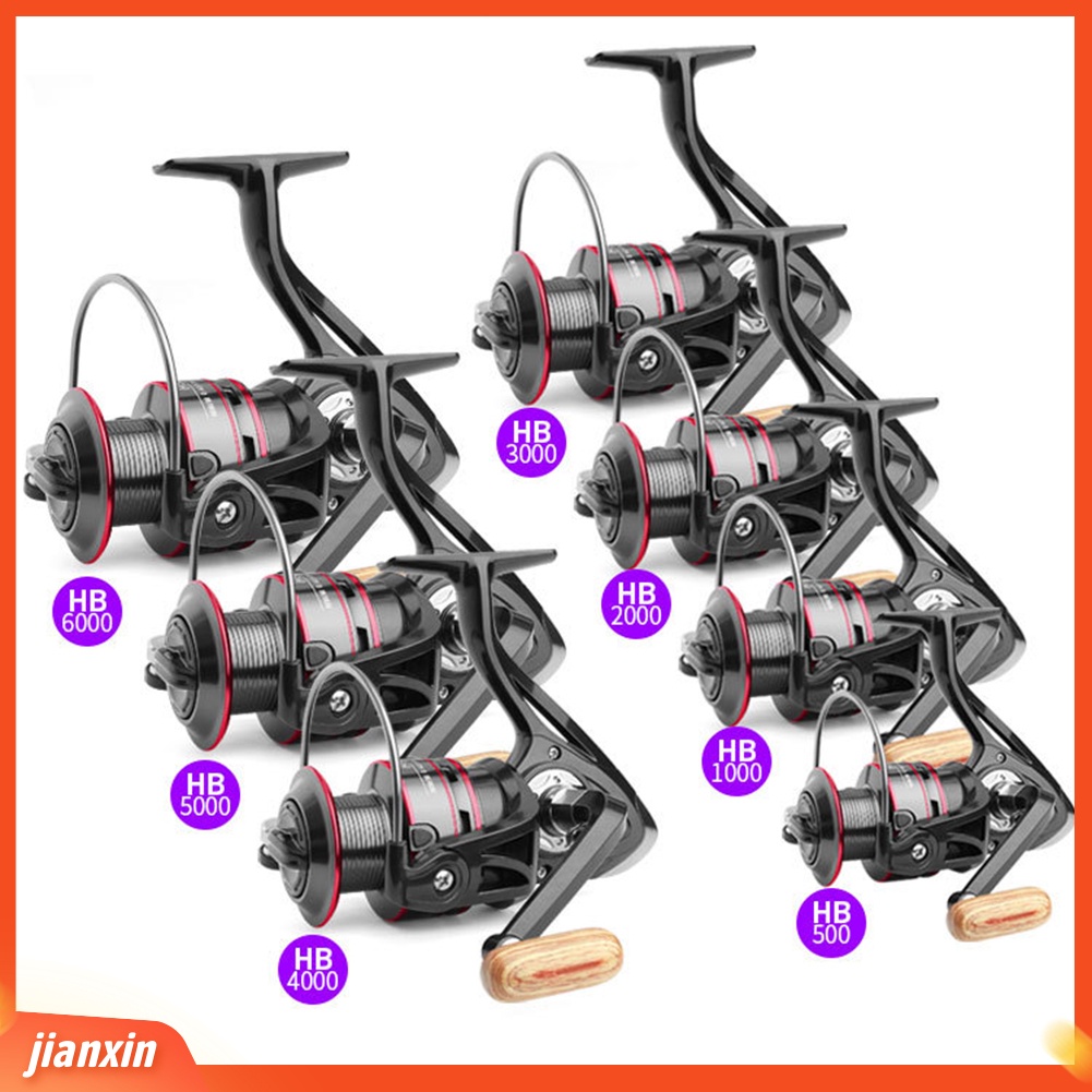 (In Stock) 500-7000 12BB Rasio Gigi Kecepatan Tinggi Metal Spinning Fishing Reel Ikan Aksesoris