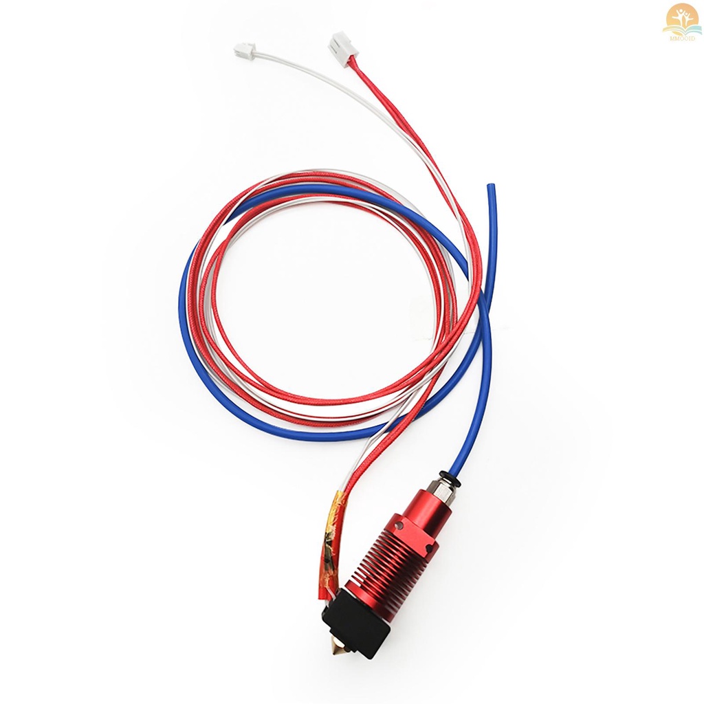 In Stock 24V Rakitan Extruder Hot End Kit 0.4mm Nozzle Blok Pemanas Penutup Silikon Kompatibel Dengan Creality CR-10S Pro 3D Printer