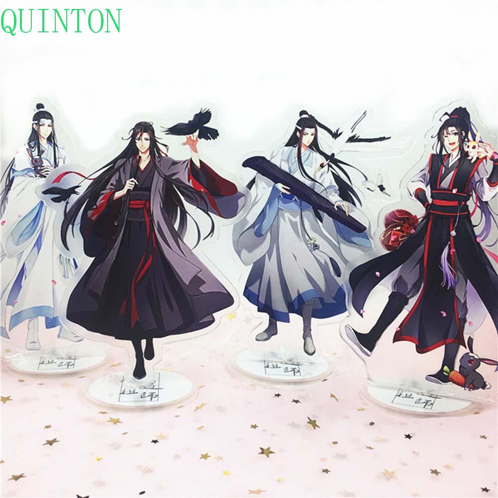 QUINTON Mo Dao Zu Shi Fashion Lan WangJi Grandmaster of Demonic Dekorasi Mainan Koleksi Model Desktop Standing Kartu Akrilik Stand Figure